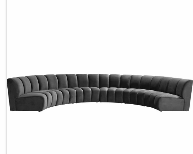 empire grey sectional